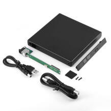 USB 2,0 Тонкий внешний карман для 12,7 мм SATA CD DVD горелки оптический привод WEYES 32959270263