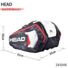 2018 голова теннисная сумка Джокович оригинальные теннисные ракетки сумка может держать 6-9 теннисные ракетки большой Ёмкость теннис рюкзак Head 32800343476