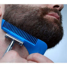 Для мужчин машинка для стрижки волос гребень высокое качество ProThe борода Bro-борода формирование инструмент для идеального линий и симметрии борода литья инструмент GUIJHUI 32780245942