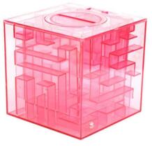 1 шт. 3D скорость CubeMaze магический куб головоломка деньги Лабиринт банк экономия монет коллекционный корпус коробка Копилка коробка для денег случайный цвет MA 021 EKqming 32849359009