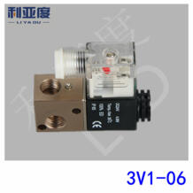 5 шт./лот 3v1-06 G1/8 пневматические компоненты электромагнитный клапан три два три ссылки dc12v dc24v AC110V AC220V liyadu 32792486767