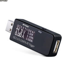 STOD USB тестер детектор напряжения тока имитирующий погрузчик QC 2,0 3,0 MTK-PE триггер для кабельного зарядного устройства батарея Емкость адаптер btod 32814516825