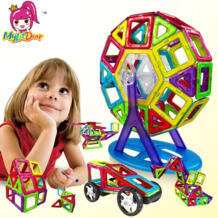 Мини/большой размер 175 шт. магнитные дизайнерские строительные блоки модель и строительные игрушки развивающие кубики кирпичи магнитные игрушки для детей MylitDear 32834129500