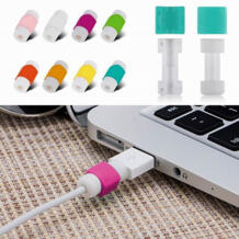 10 шт. освещения USB зарядное устройство данных устройства кабель заставки протектор защитный чехол для Lightning Apple MacBook для iphone провода шнура DENUXON 32649495317