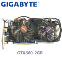 Используется NVIDIA GPU, графический ппроцессор Nvidia GTX 660 2G видеокарта Двойная HDMI DVI порт Поддержка LOL PUBG CSGO GIGABYTE 32974404341