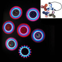USB зарядки Прохладный Спиннеры легкой руки Spinner Непоседа игрушки LED Радуга топ палец Spinner светятся в темноте figet spiner LED gleeooy 32812977013
