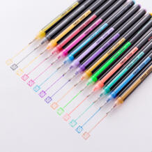 Цвет ful Маркеры комплект Цвет ручки блеск металлические ручки хороший подарок для Цвет ing дети рисования живопись графика XYDDJYNL 32860734522