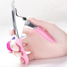 Профессиональный Когтерез розовый цвет Ложные Типсы маникюрные ножницы для ногтей Книги по искусству инструмент U формы ногтей Toe инструменты с GUIJHUI 32858509401