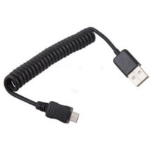 Спираль Спиральный USB 2.0 мужчина к Micro USB B 5Pin адаптер Весна кабель i5XQO DENUXON 32666954537