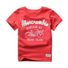 Футболка для мальчиков, летняя одежда, детская одежда для мальчиков, Детская Хлопковая футболка с короткими рукавами и рисунком велосипеда, бесплатная доставка GODODOMAOYI 32780788874