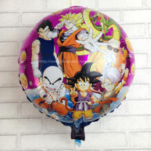 Бесплатная доставка Новый раунд Dragon Ball шар Свадебные украшения день рождения воздушный шар из фольги оптовая продажа m-002 XXPWJ 32583506098