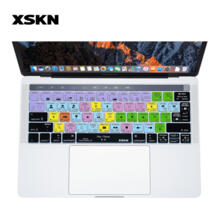 Final Cut Pro X крышка клавиатуры для сенсорной панели Macbook Pro 13, 15, для Mac A1706 A1707 A1989 A1990, бесплатный подарок наклейка на сенсорной панели XSKN 32794727251