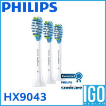 Адаптивная чистым замена головки зубной щетки HX9043/05 белый 3 Количество головки щетки, зубная щетка Philips 32822456294