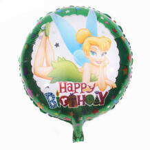 полноценный алюминиевые шары оптом день рождения, детские игрушки, фольгированные шары зеленый цветок фея круг N-001 XXPWJ 32583462392