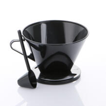 пластик черный одна чашка залить кофе пивоварения конус капельница чайник фильтр инструмент REALAND 32812082525