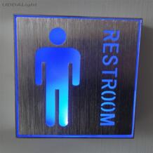 Для мужчин WC/Restroom led знаки/светодиодный дисплей доска Тайвань epistar 110-120lm/w 200 мм/110 мм UDDALight 32452081329