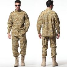 Британский Армейский пустынный Камуфляжный костюм ACU тактическая БДУ Камуфляжный костюм комплекты CS Combat военный Пейнтбол Униформа куртка и брюки Wolfslaves 32460625081