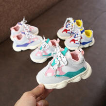 Новинка 2019 года; обувь для маленьких мальчиков и девочек; повседневная обувь для бега; удобные цветные детские кроссовки с мягкой подошвой LYONAVA 33001035540