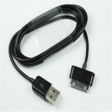 Быстрой передачи данных USB кабели Зарядное устройство мобильного телефона цифровой провод шнур для Samsung Galaxy планшет P1000 длиной 1 м для зарядки телефона черной линией DENUXON 32738575654