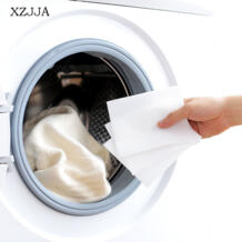 24 шт./компл. нетканый Прачечная Бумага Костюмы предотвратить строка красить Прачечная кусочек для стиральная машина чисто аксессуары XZJJA 32887538833