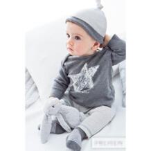 Новинка 2019 года, Стильные комплекты одежды для малышей, Одежда для новорожденных мальчиков и девочек, футболка с рисунком звезды + штаны + шапочка, комплект из 3 предметов, Одежда для младенцев Wotisyge 32668935895