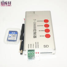DC5V-24V T1000B SD карты WS2801 WS2811 WS2812B LPD6803 8806 светодио дный полосы цифровой светодио дный 2048 Пиксели T-1000B DMX512 контроллер RGB SAGE LU MEI 32756740750