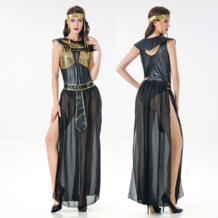 Делюкс костюм Клеопатры пикантные Для женщин древний египетский фараон Костюмы Хэллоуин вечерние Косплэй костюм "Королева Египта" длинное платье WSHDI 32870786572