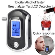портативный тестер для алкоголя Профессиональный полицейский цифровой дыхательный спирт тестер на алкоголь с lcd-дисплеем мини анализатор Алкотестер детектор GLCC 32878943316