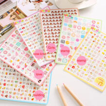 2 простыни/упаковка Корея Декоративные Мини Дневник стикеры s Прозрачный s бумага детские игрушечные этикетки подарок 6 различных стилей XYDDJYNL 32643036664