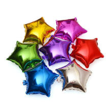 free доставка 20 штук/lots10inch пентаграмма алюминиевые воздушные шары День рождения украшение шар игрушки для детей оптовая продажа XXPWJ 32444150116