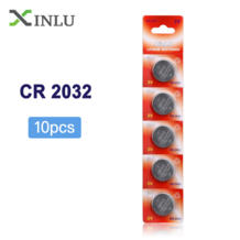 10 шт./лот 10 CR2032 DL2032 CR 2032 KCR2032 5004LC ECR2032 3 V литиевые плоские батареи батарея монетного типа для часов батареи для игрушек XINLU 32461874816