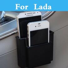 Мини Автомобильный держатель для сотового телефона держатель для зарядки карманный органайзер для хранения для Lada Priora Sens Vesta Vida Chance Granta Kalina CJCMS 32825059958