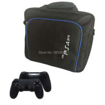 Черный игра 4 про путешествия носить сумка для хранения Чехлы для sony PS4 Pro Play Station 4 консоли игровые контроллеры аксессуары GMAXFUN 32860120563