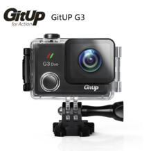 Оригинальный G3 Duo Git3 Wi-Fi 2 K 12MP 2160 P спортивная Экшн-камера Камера 2 "сенсорный экран ЖК-дисплей Экран гироскопа 170 Степень GPS Slave Камера опционально GitUp 32847316065