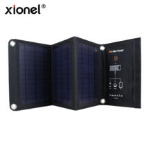 16W складные солнечные зарядное устройство с кристаллический кремний солнечных панелей двойной USB - портов для мобильных телефонов iPhone Samsung xionel 32807523265