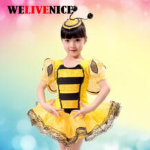90 см-150 см костюм для девочек Детские платья для девочек костюм платье для аниме-косплея пользовательские Busy bee Перейти костюмы с головной убор #7141 WELIVENICE 32820545311