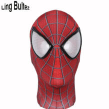 Линь Bultez Высокое качество Новый Человек-паук Маска с линзами Удивительный Человек-паук Маска для лица Ling Bultez 32787746062