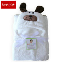 С капюшоном животных детское одеяло для новорожденных/детская ванночка Полотенца/детский банный халат Плащ прекрасный мягкий спальный hTRQ0005 Kasiyisi 32866325226