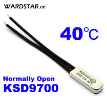 5 шт./лот KSD9700 5A250V 40 градусов по Цельсию (п. п.) Обычно открытый термостат термический протектор WARDSTAR 1956624324