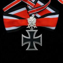 Высочайшее качество EK2 немецкий Железный крест медаль-значок с двойной рыцарь дубовых листьев и шеи ленты падение доставка WanXiang Collection 32857127997