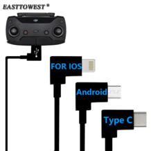 DJI аксессуары кабель для передачи данных к тип-c/IOS/Android смартфон для DJI SPARK/MAVIC PRO Drone EASTTOWEST 32835976110