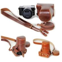 Черный/коричневый/кофе цифровая камера кожаный чехол для Panasonic GX85 GX80 GX 85 GX 80 Wth сумка для хранения снизу открытие чехол Olivemoon 32716634240