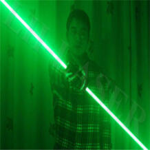 Мини двунаправленный зеленый лазерный меч для лазерного шоу 532nm 200 МВт двуглавый Широкий Луч лазерная двойная лазерная ручка LH-LASER 32551242885