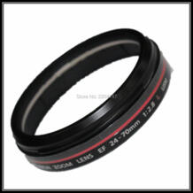 Зеркальные линзы запчастей для Canon EF 24-70 мм f/2.8l красное кольцо красный круг трубки красный круг основа бленда баррель запасные части No name 32828696725