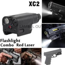XC2 ультра лазерный свет компактный пистолет комбинированный фонарь Red Dot лазерный тактический светодиодный мини белый свет 200 люмен страйкбол фонарик WOLTIS 32894298719