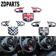 Zaparts 1 компл. стайлинга автомобилей Панель руль декоративные стикеры фильм крышки для Bmw Mini Cooper R56 R50 R53 F56 F55 R60 R57 R61 ZDPARTS 32847270745