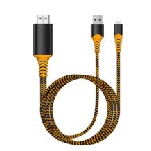 PLAY кабель системы освещения к HDMI переходной USB кабель HDMI 1080 P Аудио адаптер смарт-конвертер кабель для iPhone X 8 7 6 5 GREATLINK 32906077267