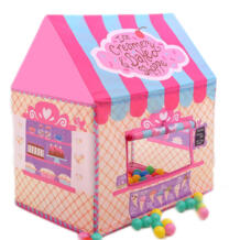 2018 Игровая палатка игрушка розовый Портативный Складная Типи складной открытый красочный игровой домик палатка подарки игрушки для детей девочки; дети новый GOOD LUCKY BOY 32865652068