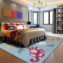 100% чистая шерсть ковры спальня Детский коврик аниме Ползания RUGFUR 32799361139