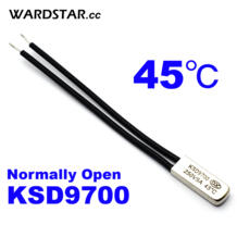 5 шт./лот KSD9700 5A250V 45 градусов Цельсия (N. O.) Нормально открытый температурный переключатель Термостат тепловой протектор WARDSTAR 1956600249